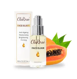 100% Natural Face Elixir - Anti-Ageing, Moisturising, Brightening, Firming - Luxury Oil selection – Vegan – 1 FL Oz