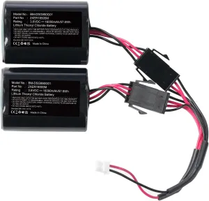 103-304742 Battery Replacement for Visonic MCS-720B MCS-740 Siren 2XER18505M, DSC Siren PG9901 PG9901 Burg Siren Siren Res Fire Siren PG9911 16000mAh/3.6V