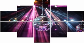10 Pack Art Acoustic Panels disco mirror ball hanging retro party mirrors reflection Self-Adhesive Acoustic Wall Panels Sound Absorbing Panel Wall Decore for Recording Studio, Office, Moms