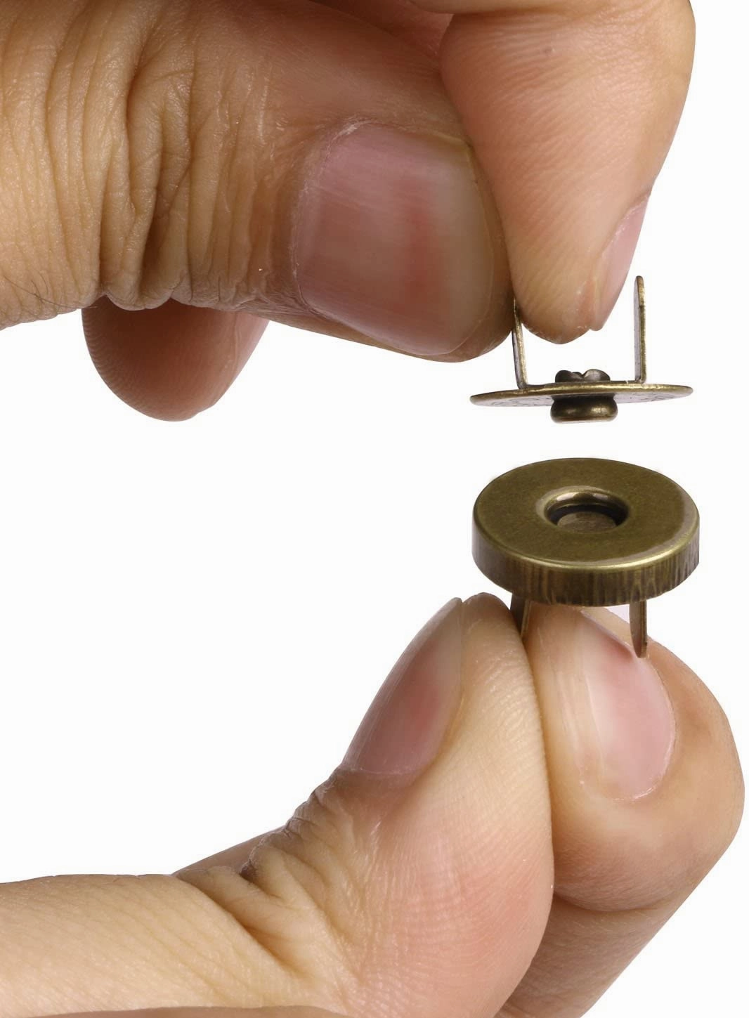 10 Sets/Lot Bag Purse Magnetic Metal Snap Clasps Fasteners