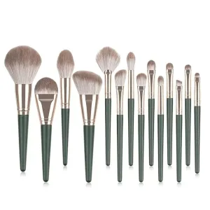 14 Pieces Of Makeup Brush Set Powder Blusher Brush Eye Shadow Brush Portable Storage Bag Beauty Tools