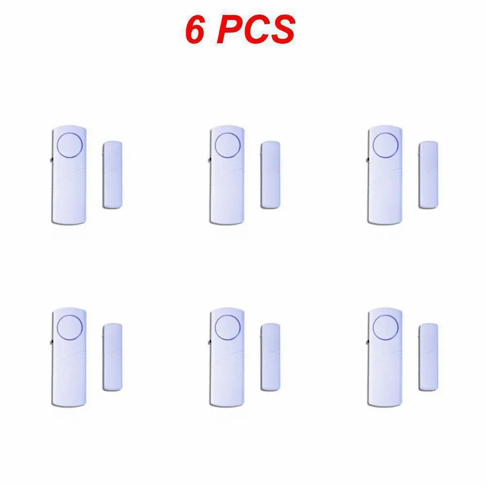 1~10PCS Simple Anti-theft Door And Window Alarm Home Wireless Security Alarm Magnetic Triggered Door Alarm For Home Security