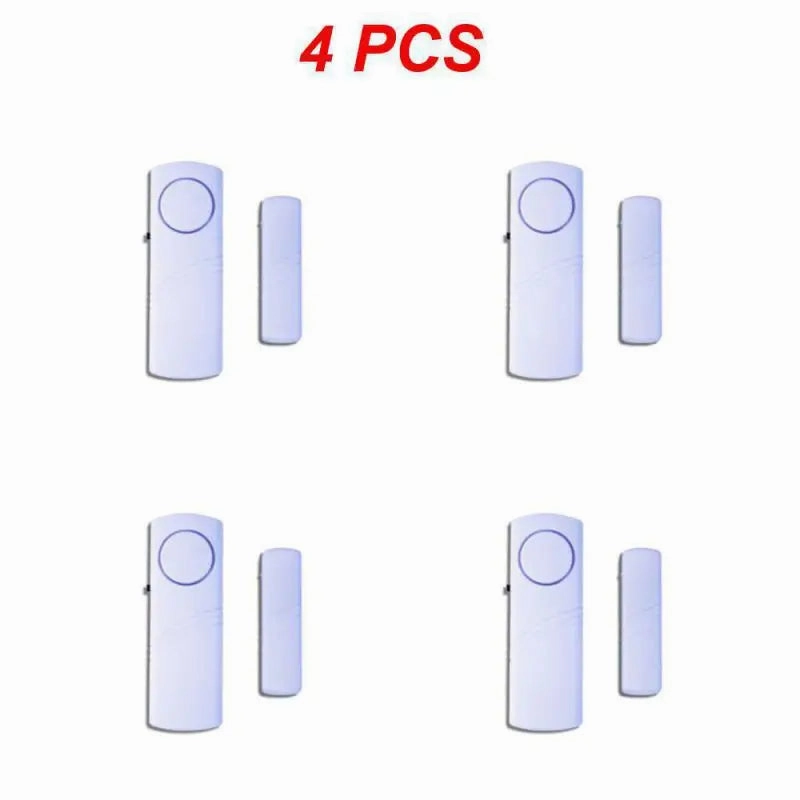 1~10PCS Simple Anti-theft Door And Window Alarm Home Wireless Security Alarm Magnetic Triggered Door Alarm For Home Security