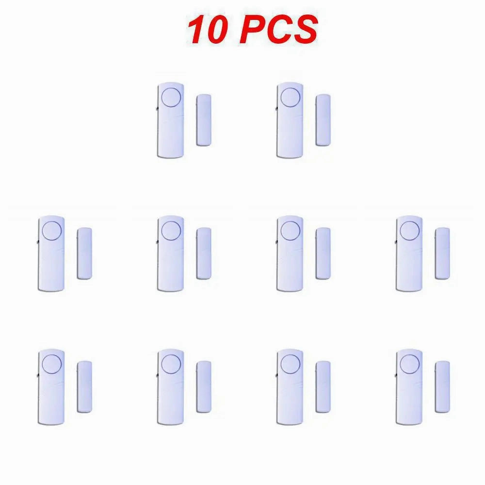 1~10PCS Simple Anti-theft Door And Window Alarm Home Wireless Security Alarm Magnetic Triggered Door Alarm For Home Security