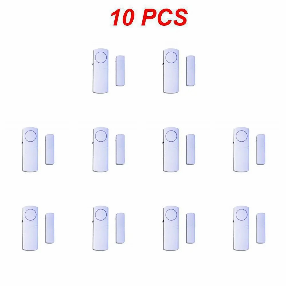 1~10PCS Simple Anti-theft Door And Window Alarm Home Wireless Security Alarm Magnetic Triggered Door Alarm For Home Security