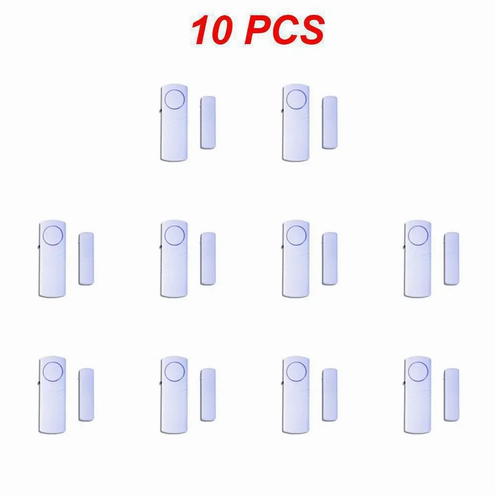 1~10PCS Simple Anti-theft Door And Window Alarm Home Wireless Security Alarm Magnetic Triggered Door Alarm For Home Security