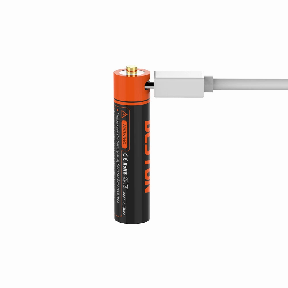 1.5V 1000mWh Beston Micro USB triple AAA Szie li-ion rechargeable battery cell