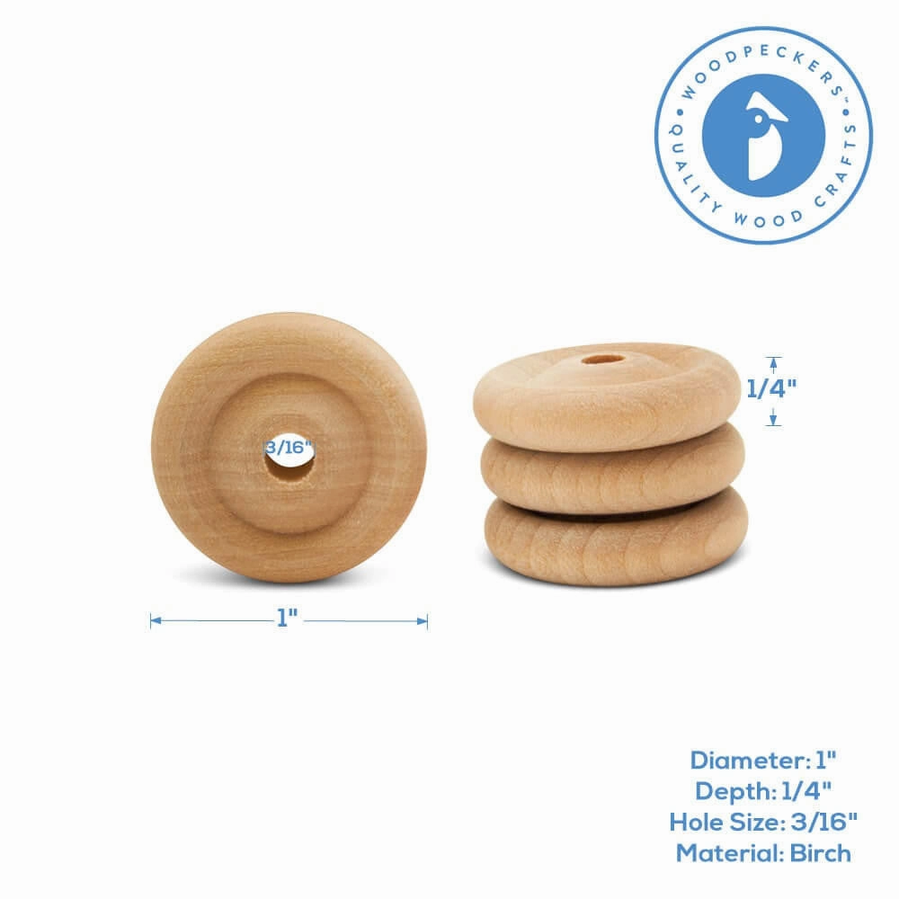 1" Classic Wheel, 1/4" Thickness