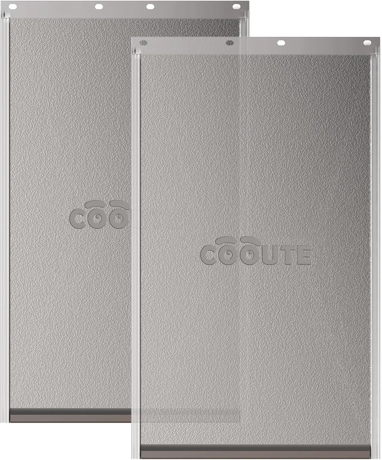 2 Pack Ideal Pet Products Replacement Flap with Magnetic Closure, Compatible with PetSafe Freedom Dog and Cat Door PAC11-11038 Medium 8 1/4" w x 12 3/4" h Pet Door Flap with Screws