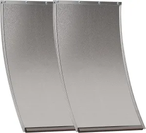 2 Pack Medium Dog Door Replacement Flaps with Screw, Pet Door Replacement Flap Compatible with PetSafe Freedom PAC11-11038, Weather-Proof & No Warped,Dog Door Flap Measures 12 7/8'' × 8 1/8''