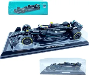 2023 New 1/24 F1Mercedes AMGW14#44 for Lewis Hamilton 1:24 Formula One F1W14#44 Alloy Racing Die Cast Car Static Adult Collection Model