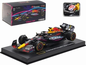 2023 1/43 F1 RB19# 1Miami CP Alloy Racing Formula One for Redbull RB19#1Verstappen Adult Dust Cover Die cast Model