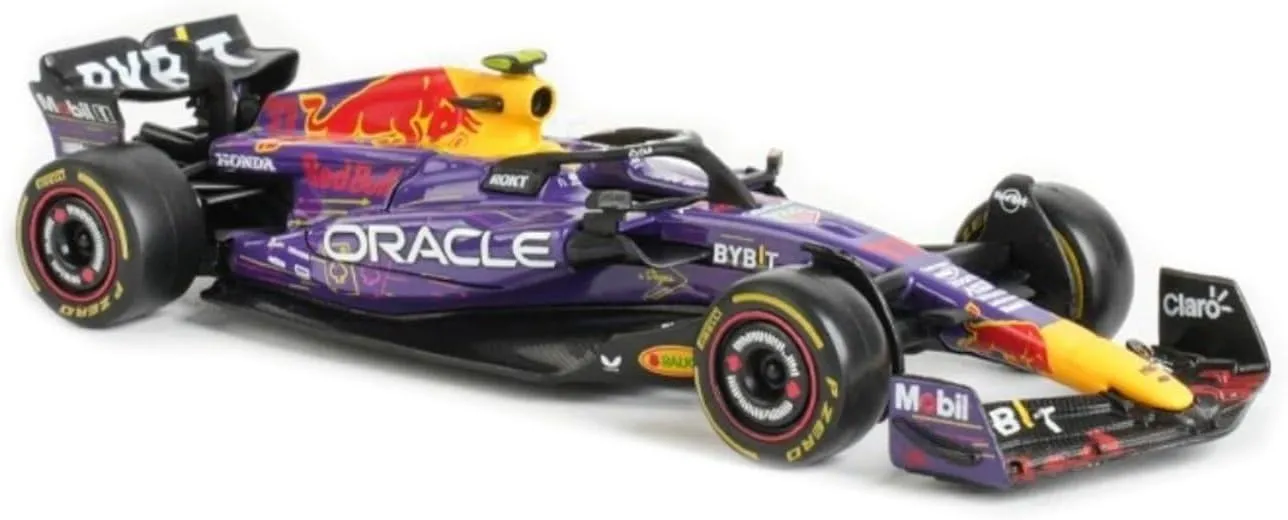2024 New Bbuago 1/43 LVF1 RB19#11 Formula Alloy Racing Car for Las Vegas Site RedBull RB19#11Miniature Diecast Adult Vehicle Collection Model (Regular Version)