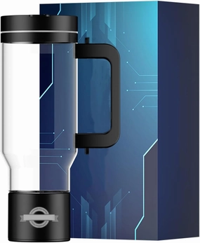 2024 Portable Hydrogen Water Bottle, 2000-3000ppb High Concentration, PEM SPE Technology, Ionizer Machine, Hydrogen Water Generator for Home Office Travel