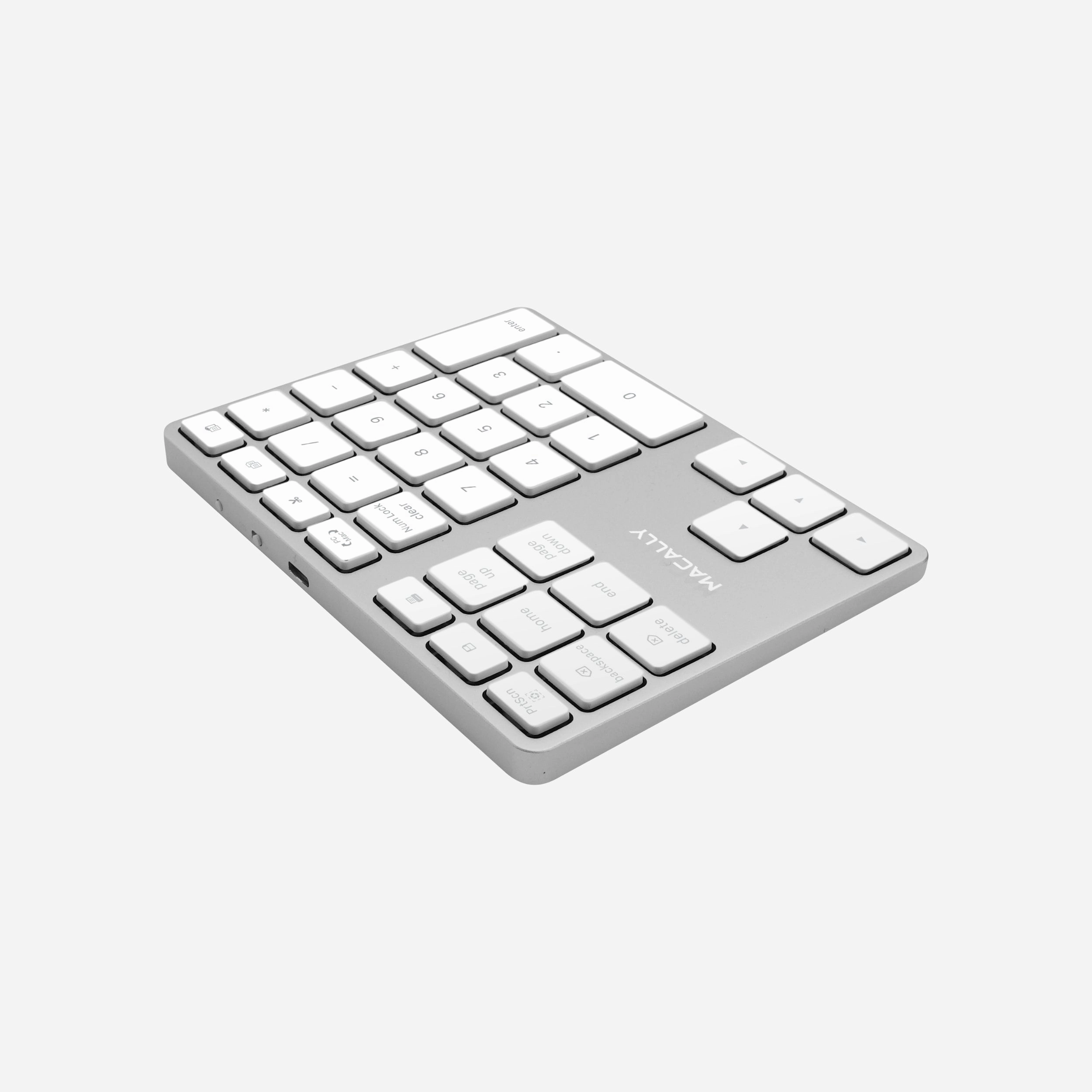 2 Zone - 10 Key Wireless Number Pad for Mac and PC (Aluminum)