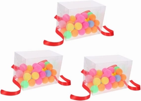 3 Sets Interactive Shaking Balls Game Fun Wedding Multiplayer Challenge for Parties Birthdays and Carnivals Quick Setup with Pong Balls for Group Engagement
