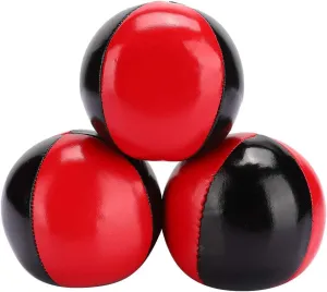 3Pcs Classic Juggling Balls, PU Thud Juggling Balls, Juggling Balls, Clown Playing Juggle Ball Set for Beginners and Professionals