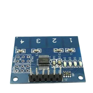 4-Way TTP224 Capacitive Touch Module Human Switch Digital Sensor New 2025 for Arrival High Reliable Electronic Component, Precision, Stable Performance