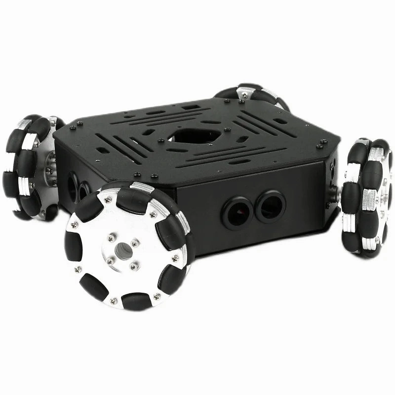 4WD Robot Car with Robotic Arm Omni Wheel Obstacle Avoidance RC Car for Arduino Robot DIY Kit Ps2 Handle Programmable Robot Car