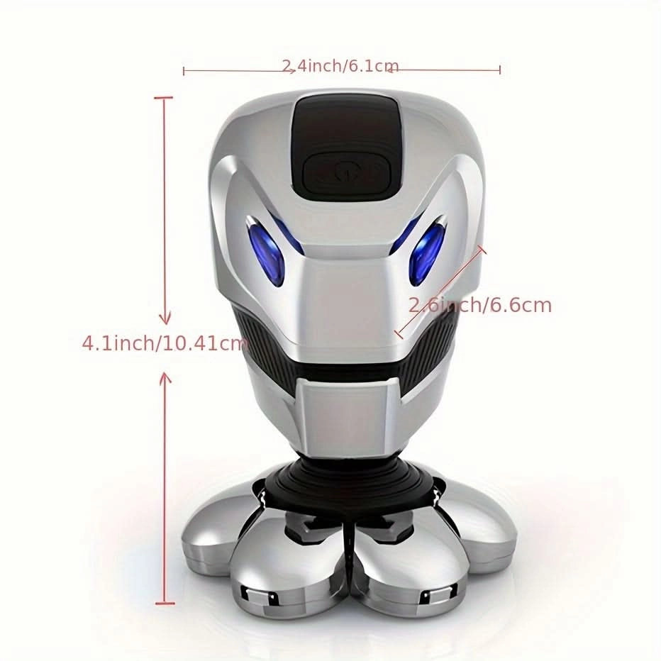 5-in-1 Rechargeable Electric Head Shaver for Men – Wet/Dry Bald Head Grooming Kit