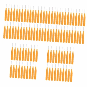 5sets Portable Makeup Tools Mini Brush Set Eyebrow Brush Lip for Travel Interdental for Family 20pcs*5