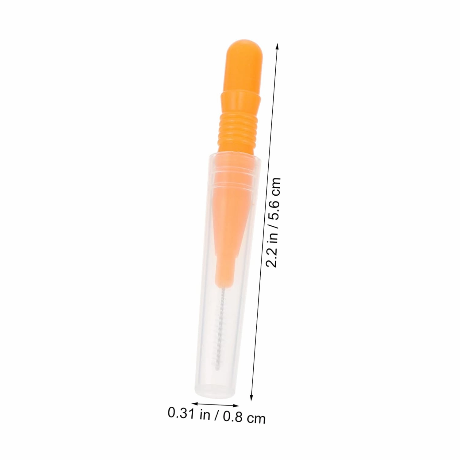 5sets Portable Makeup Tools Mini Brush Set Eyebrow Brush Lip for Travel Interdental for Family 20pcs*5