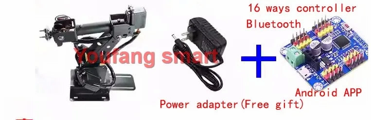 6 DOF Robot Arm ABB Industrial Robotic Arm With Metal Digital Servos For 16 Ways For Arduino Robot DIY kIt Programmable Robot