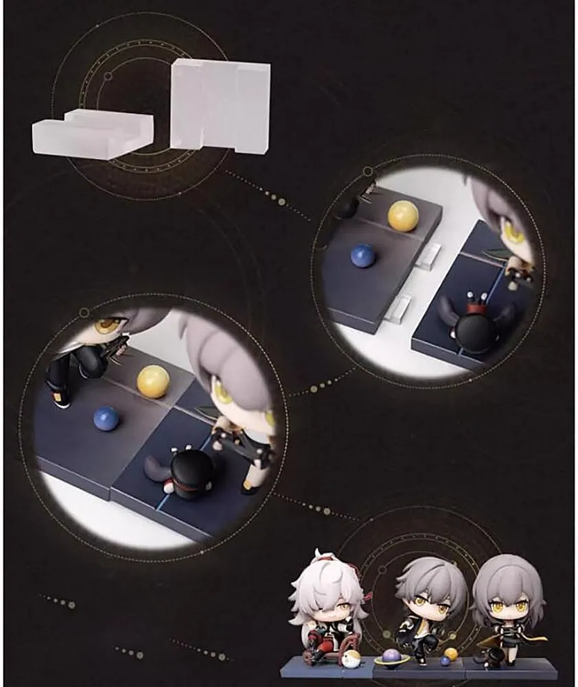 7-9cm Honkai: Star Rail KAFKA JingYuan Bronya Seele Trailblazer Figure PVC Statue Anime Figures Action Model Collection Doll Decoration Toy Gift (Color : Natural)