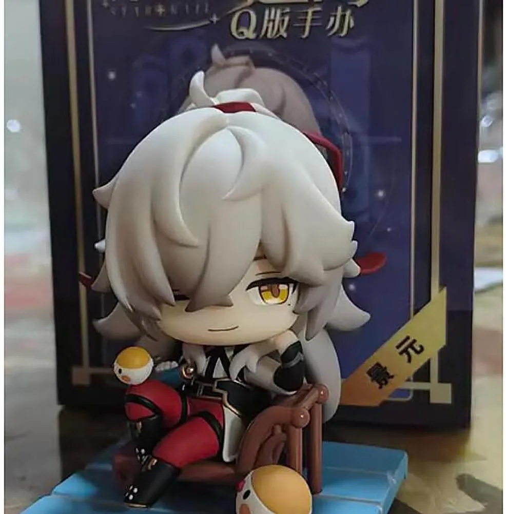 7-9cm Honkai: Star Rail KAFKA JingYuan Bronya Seele Trailblazer Figure PVC Statue Anime Figures Action Model Collection Doll Decoration Toy Gift (Color : Natural)