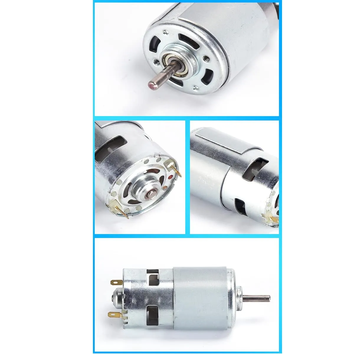 795 Ball Bearing Motor High Torque High Power High Speed Motor DC 12V-24V 11000RPM for RC Boat Toy Model DIY Drive Parts Power Tools