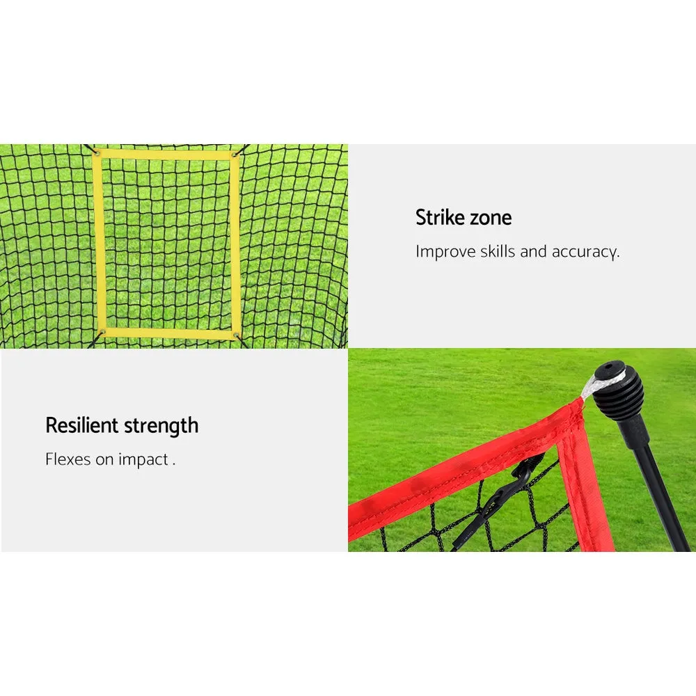 7Ft Baseball Net Pitching Kit With Stand Softball Training Aid Sports