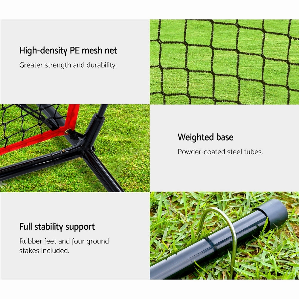 7Ft Baseball Net Pitching Kit With Stand Softball Training Aid Sports