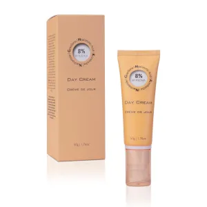 8% - Hydrating Day Cream with Hyaluronic Acid and Collagen - Radiance and Tone - Kombucha and Niacinamide - All Skin Types - Paraben, Sulfate, and Silicone-Free - 50g