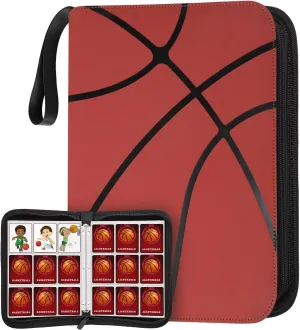 900 Pockets Basketball Card Binder Sleeves for Trading Cards, Carrying Case with Basketball Card Sleeves Album Holder Protectors for Football Baseball Sports Cards