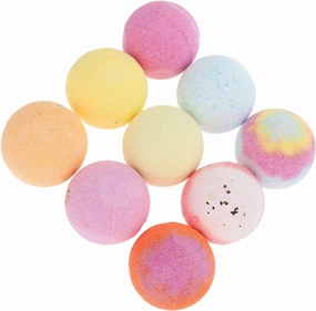 9pcs Natural Bath Salt Portable Spa Bath Essential Oils Fragrant Relaxation for Soothing Skin and Moisturizing for Home Use and Self-Care