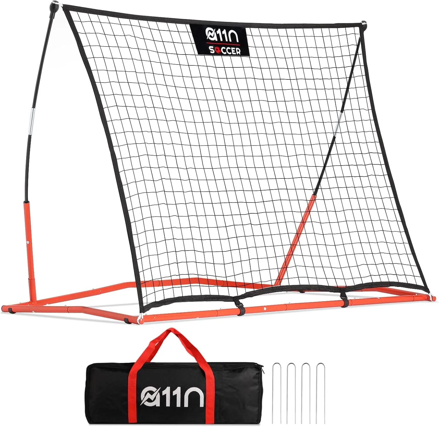 A11N Soccer Training Equipment - Portable Soccer Rebounder for Individual or Team Soccer Practice, 5ft x 4ft
