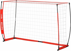 A11N Portable Soccer Goal - 12x6 ft or 6x4 ft Collapsible Soccer Net for Backyard Practice & Team Training