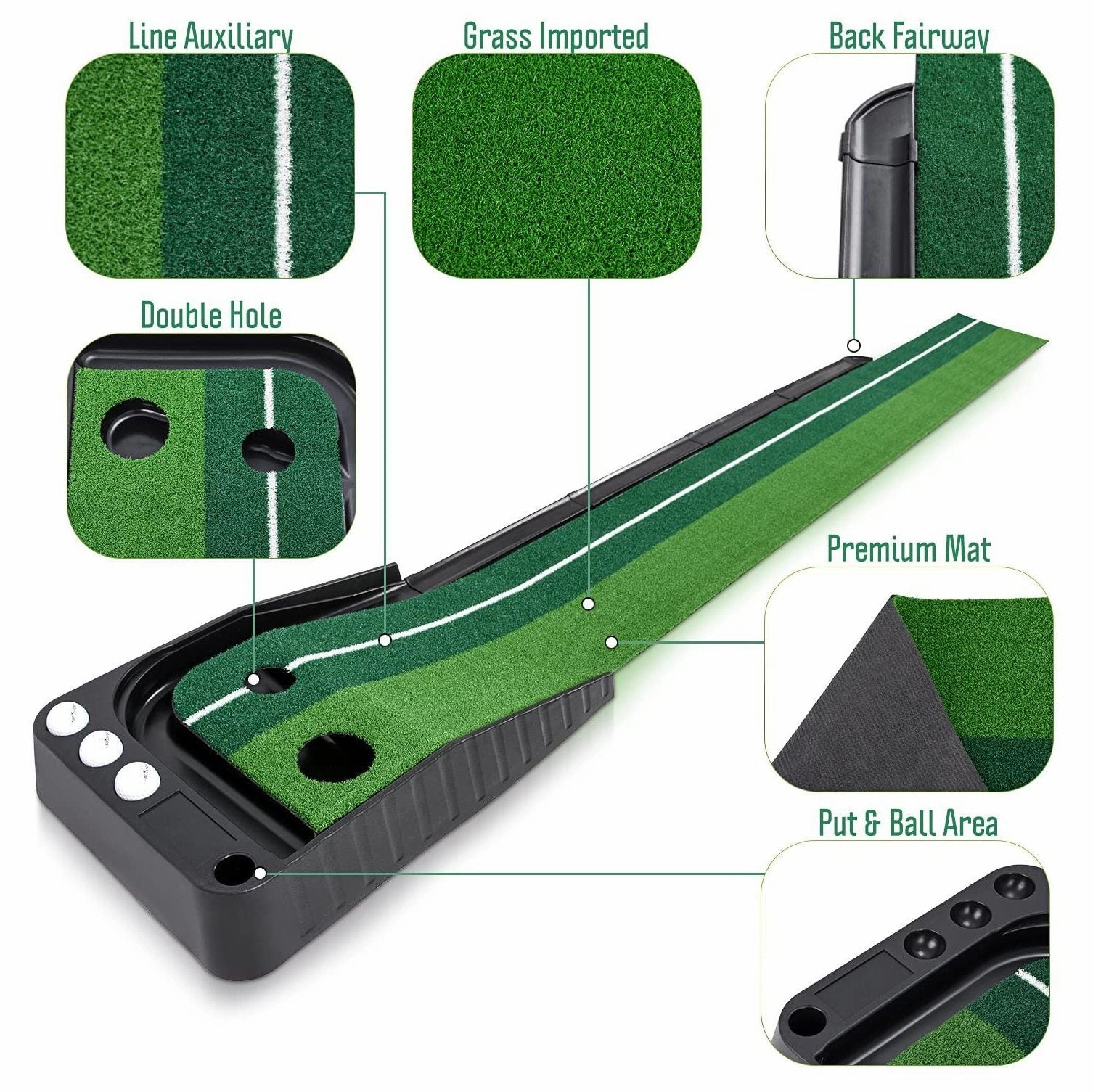 Abco Tech Portable And Compact Golf Mat