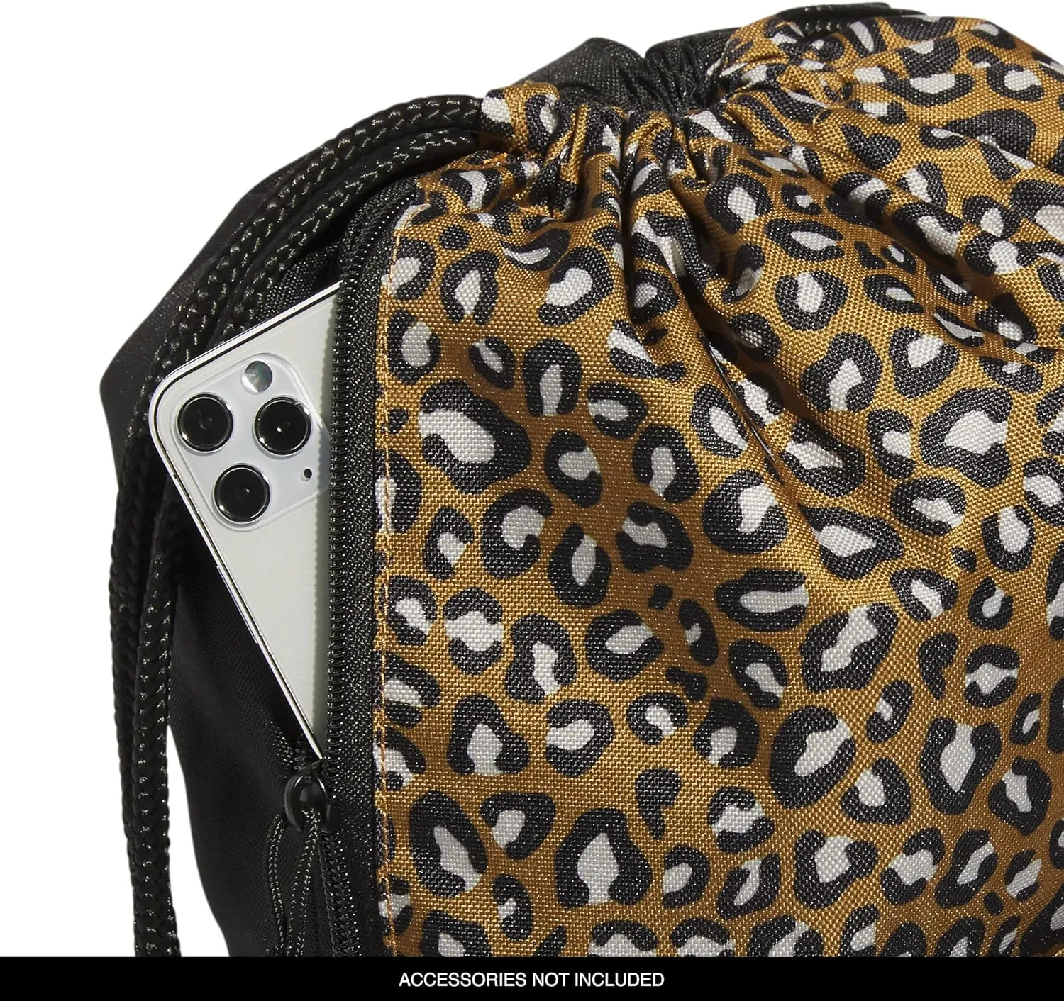 adidas Classic 3S 2 Sackpack, Cheetah Bronze Strata/Black, One Size