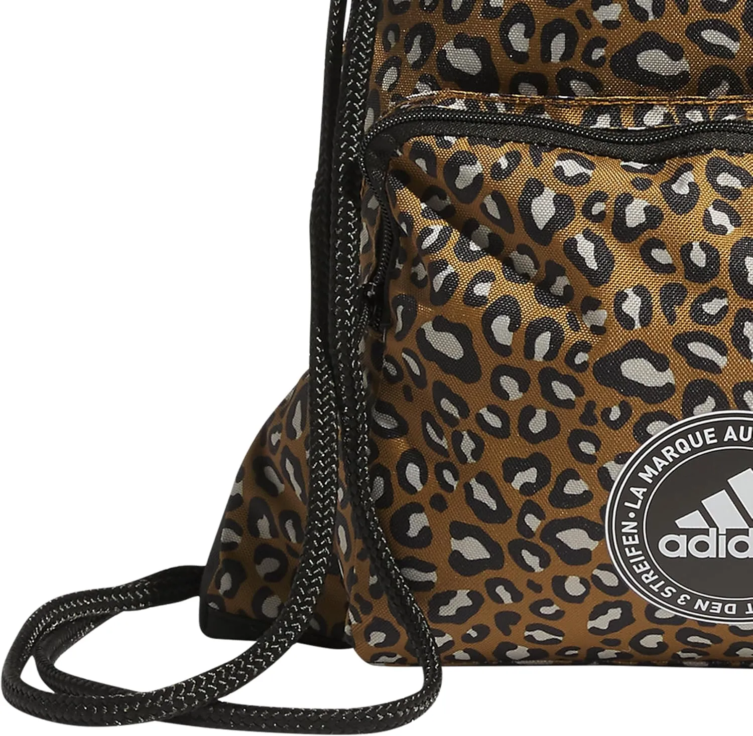 adidas Classic 3S 2 Sackpack, Cheetah Bronze Strata/Black, One Size