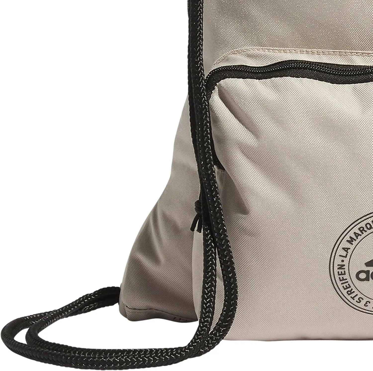 adidas Classic 3S 2.0 Sackpack, Wonder Beige/Black, One Size