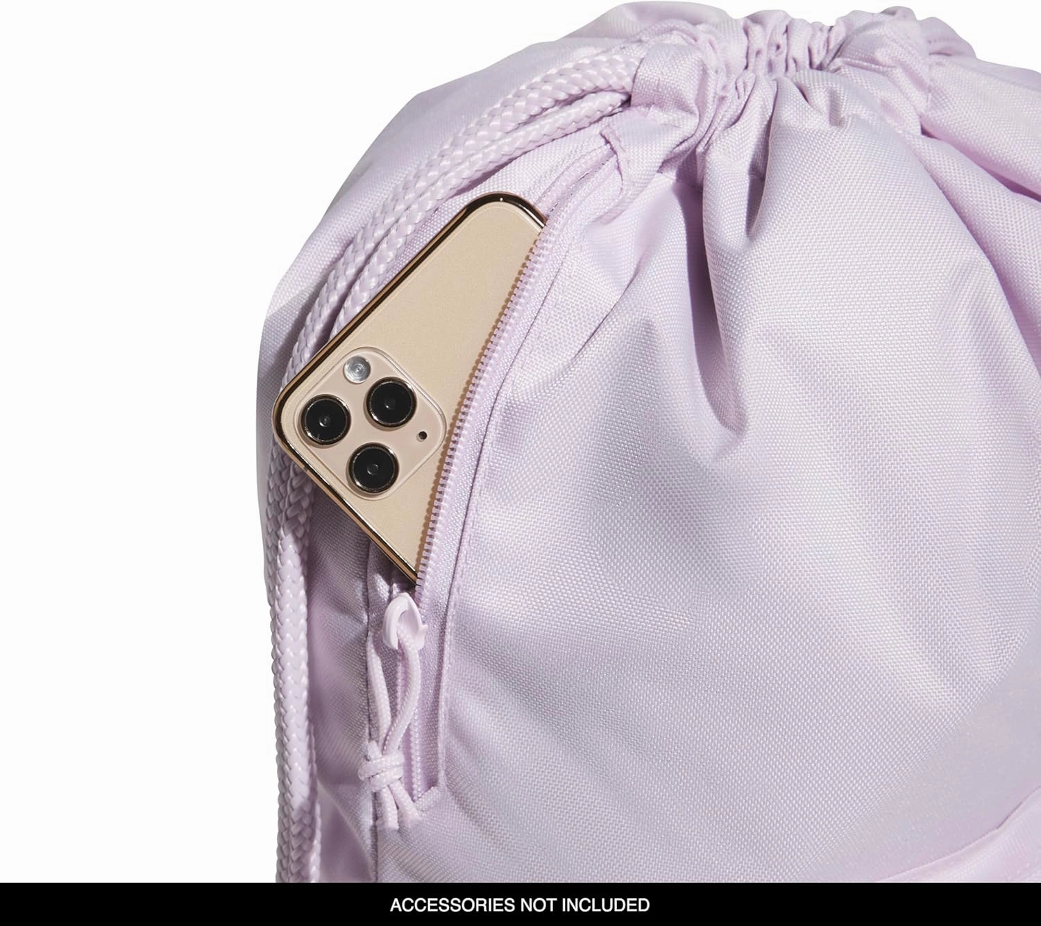 adidas Classic 3S 2.0 Sackpack, Ice Lavender, One Size