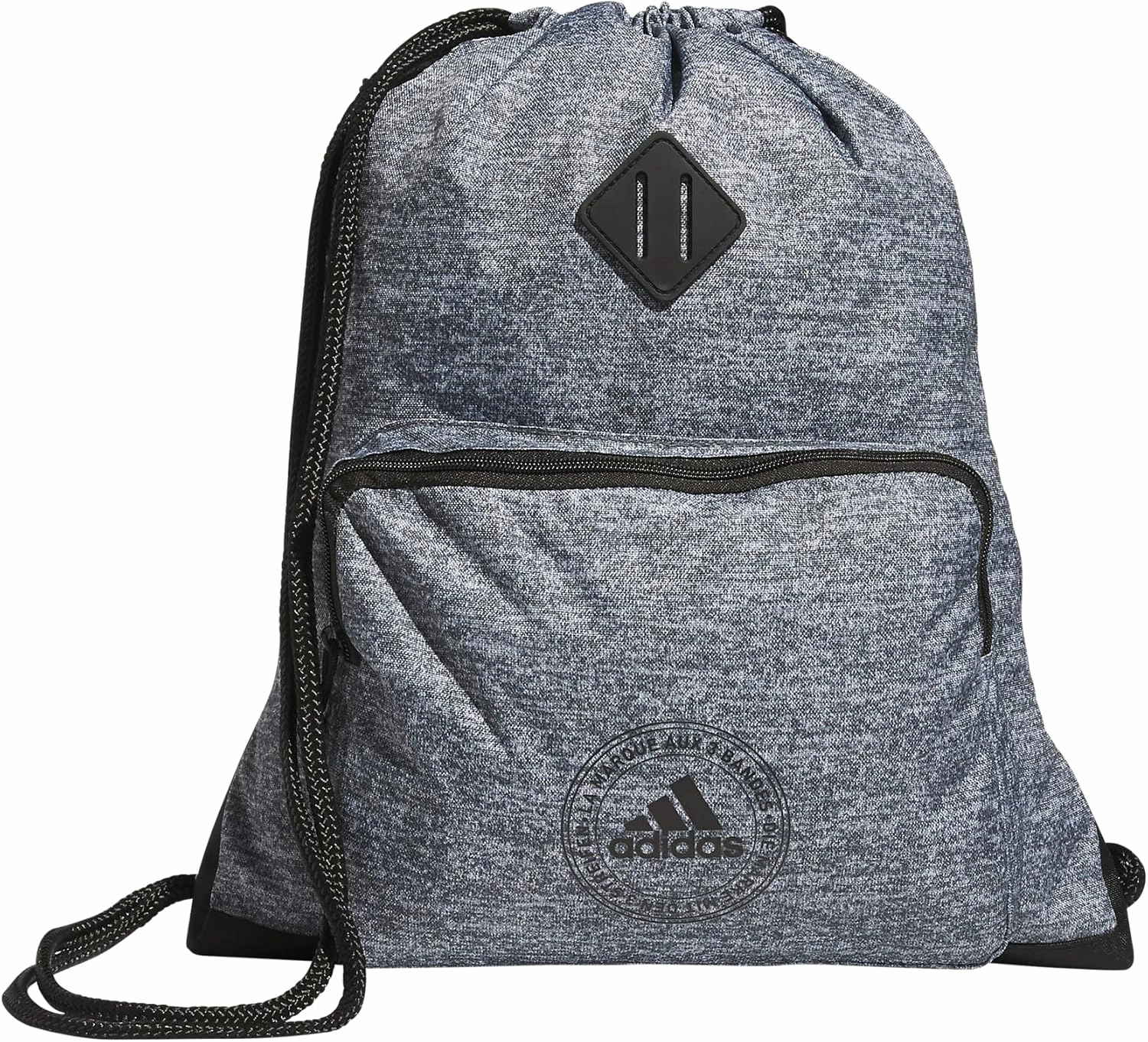 adidas Classic 3S 2.0 Sackpack, Jersey Onix Grey/Black, One Size
