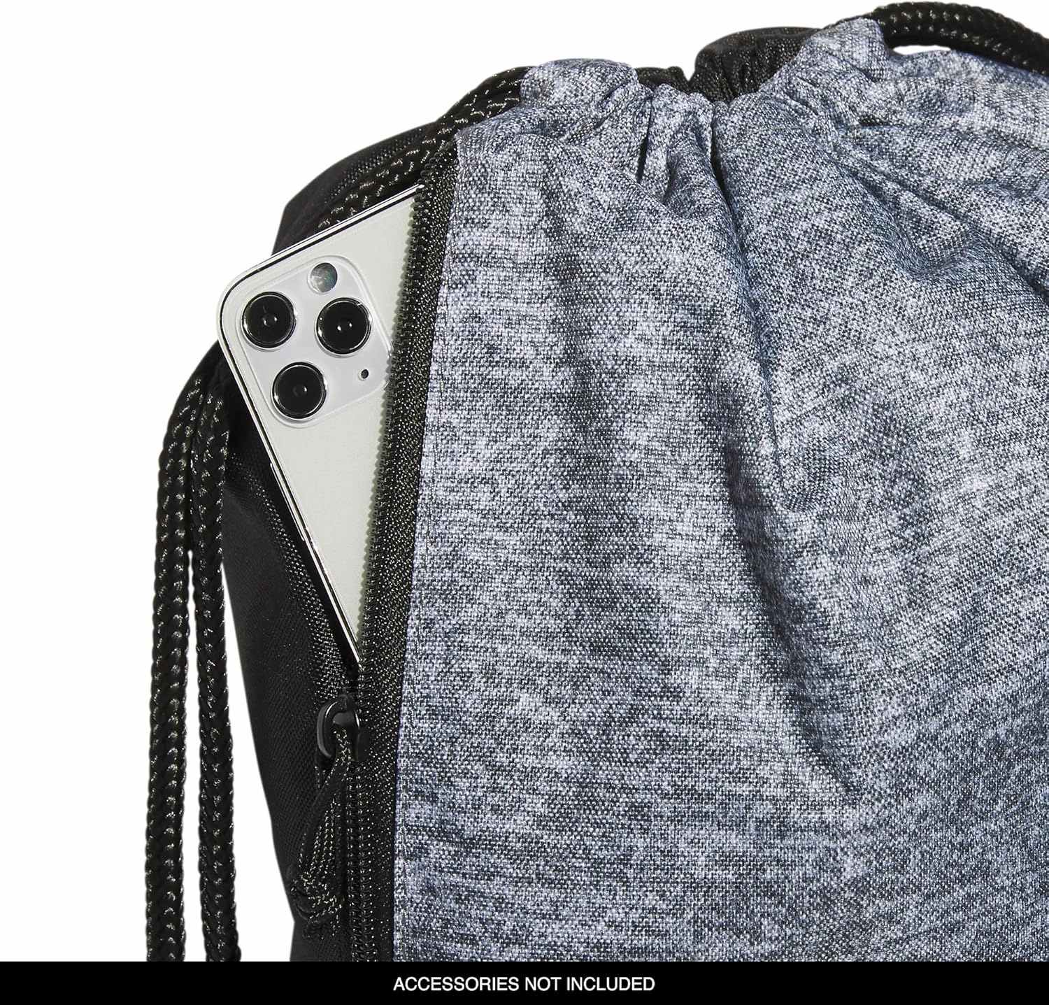 adidas Classic 3S 2.0 Sackpack, Jersey Onix Grey/Black, One Size
