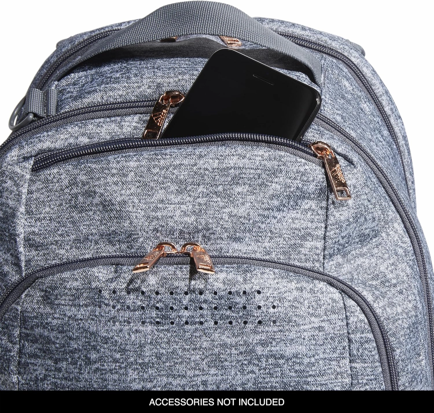 adidas Defender Sports Backpack with Shoe Compartment, Soccer Bag, Jersey Onix Grey/Onix Grey/Rose Gold, One Size