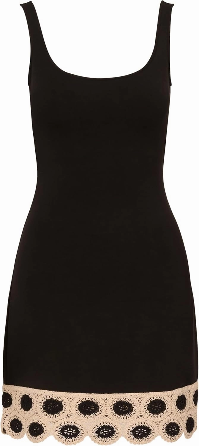 Adrianna Papell Women's Crochet Mini Dress
