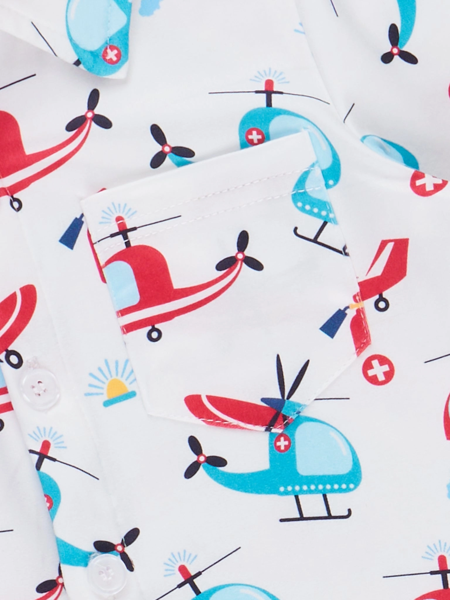 Air Rescue Squad Button Up Shirt