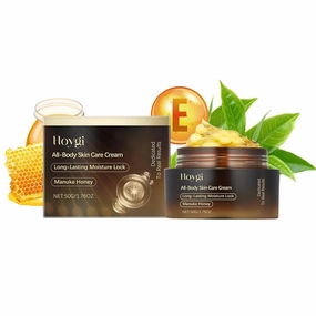 All-Body Skin Care Cream - Tightening & Firming Face and Body Moisturizer with Honey Extract, Hyaluronic Acid, Tea Tree Oil - 1.76oz | Deep Hydration, Wrinkle Reduction, Nourishing Formula (2)