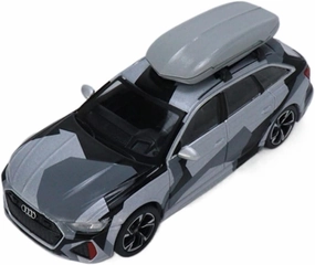 Alloy Resin Car Vehicle Model 1 64 Fit for Camouflage Suitcase RS6 RS5 RS4 Crock Wagon Simulation Alloy Car Model Adult Collection Gifts Toys Crafts Festive Deluxe Gift (Color : 2)
