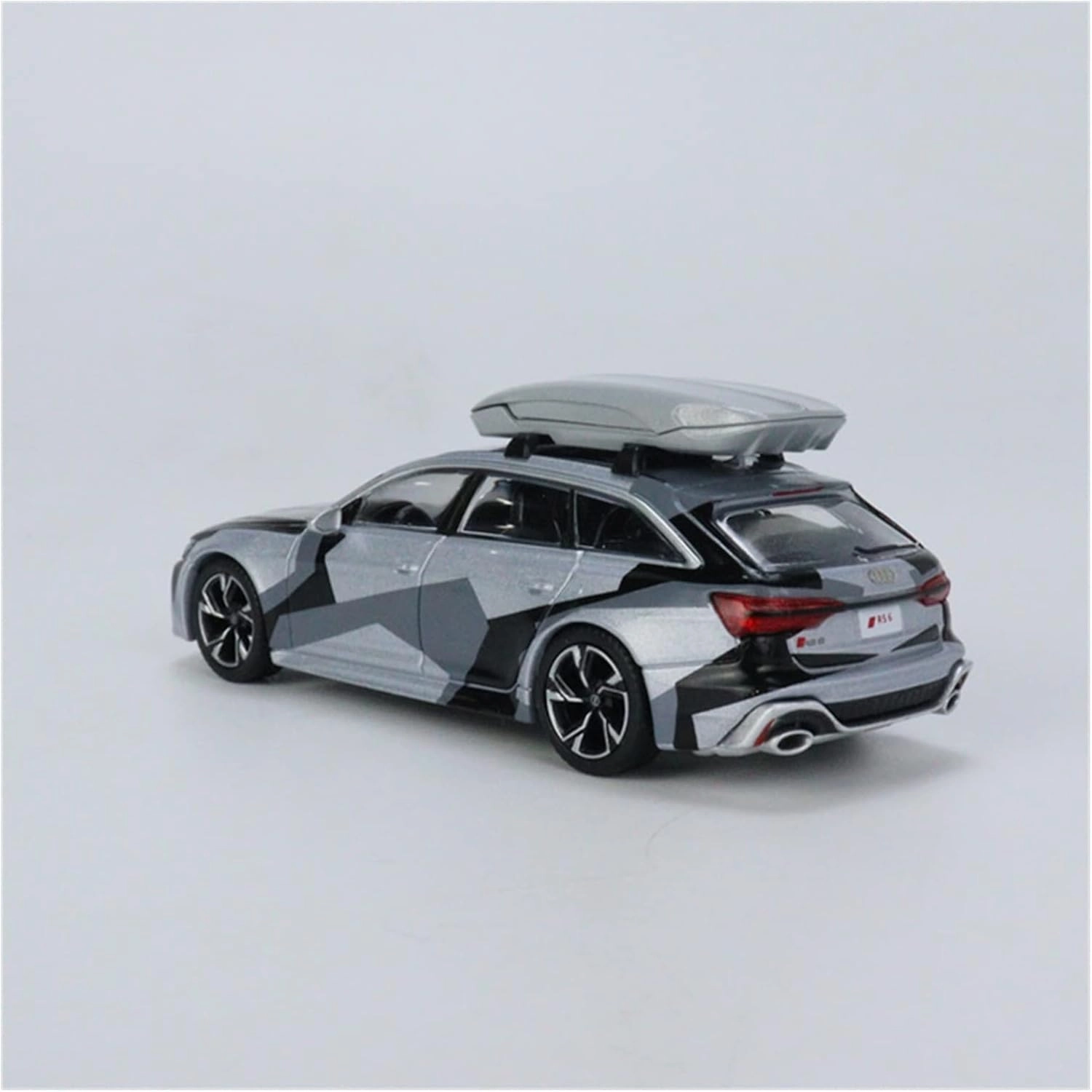 Alloy Resin Car Vehicle Model 1 64 Fit for Camouflage Suitcase RS6 RS5 RS4 Crock Wagon Simulation Alloy Car Model Adult Collection Gifts Toys Crafts Festive Deluxe Gift (Color : 2)